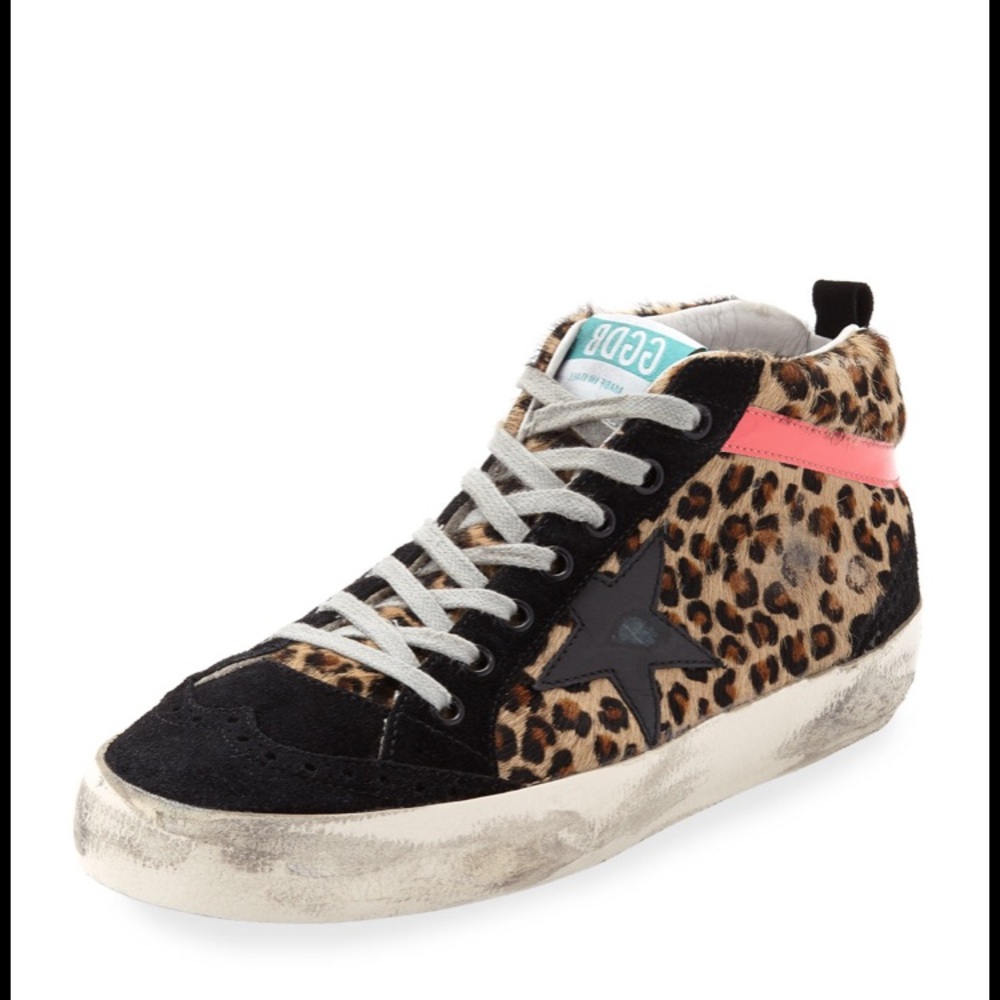 Golden goose mid star pony hair